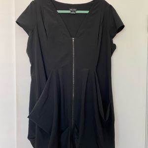 City Chic Tunic Dress - black